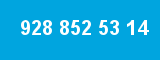 928 852 53 14 928 852 53 14
